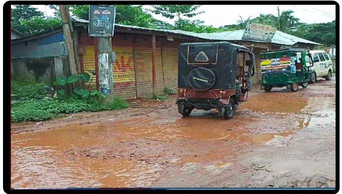 দীর্ঘদিন সংস্কার না হওয়ায় রাস্তার বেহাল দশা, দ্রুত সংস্কারের দাবি