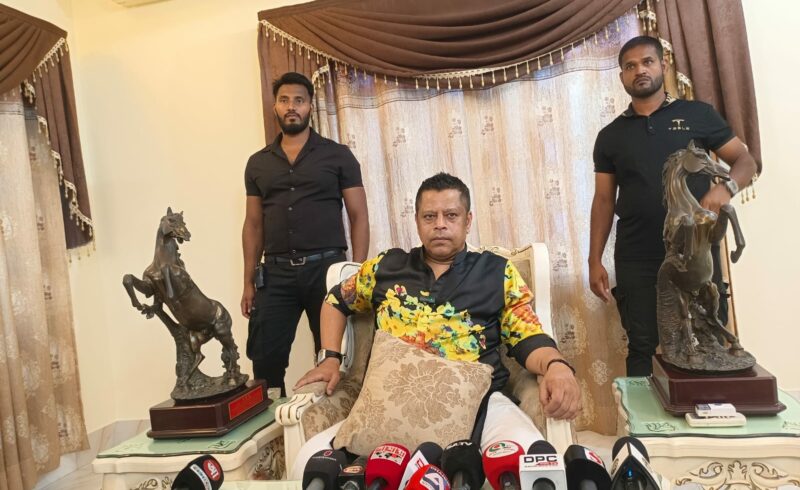 রূপগঞ্জে সন্ত্রাস, চাঁদাবাজি ও মাদক নির্মূলে বিআরপি পার্টির উপদেষ্টার সংবাদ সম্মেলন