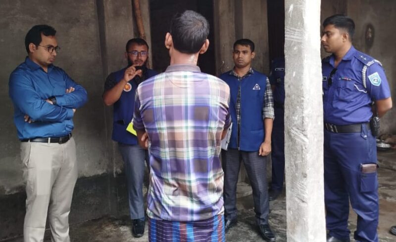 কাউনিয়ায় সনদ বিহীন দই ফ্যাক্টরীর জরিমানা