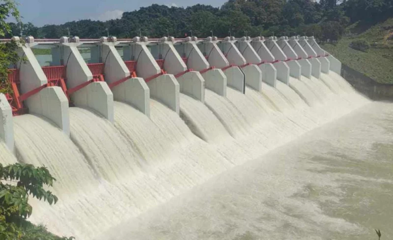 কাপ্তাই বাঁধের সব গেট আবারো খুলে দেওয়া হলো
