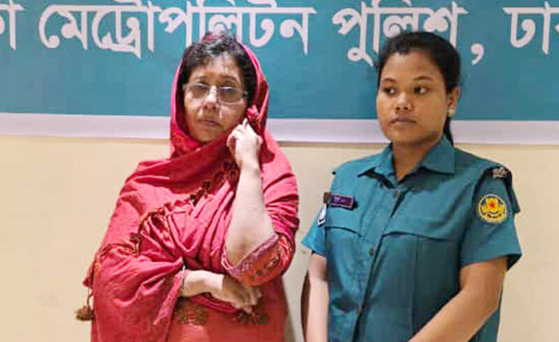 ঢাকায় মহিলা আ.লীগ নেত্রী হাজেরা খাতুন গ্রেপ্তার