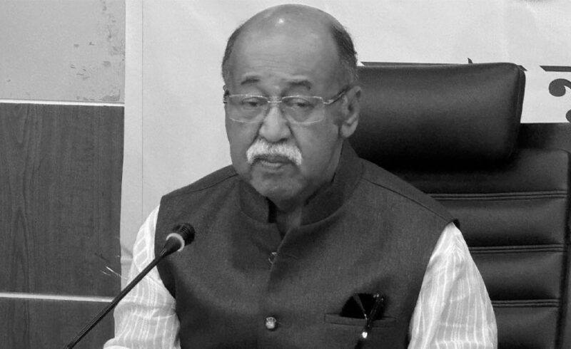 সাবেক শিল্পমন্ত্রী নূরুল মজিদ মাহমুদ হুমায়ুন আর নেই