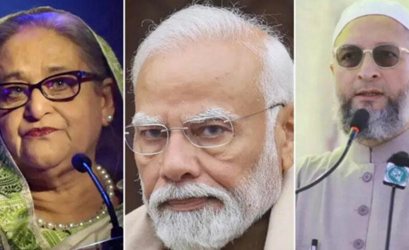 আপনার বাংলাদেশি বোন দিল্লিতে বসে আছে, মোদিকে কড়া জবাব ওয়াইসির