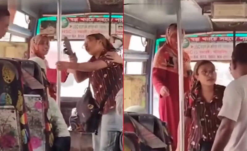 পোশাক নিয়ে কটুক্তি, জুতাপেটা করলেন তরুণী: ভাইরাল ভিডিও