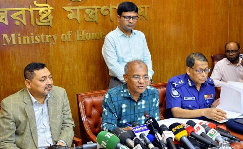 নির্বাচন সামনে রেখে আইনশৃঙ্খলা উন্নয়নে জোর: স্বরাষ্ট্র উপদেষ্টা