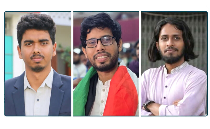 রাকসুর নেতৃত্বে নতুন তিন মুখ: কারা তারা, কোথায় বাড়ি?