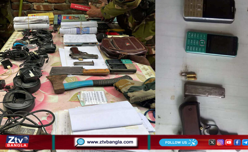 গহীন জঙ্গলে ইউপিডিএফের লুকানো আস্তানায় সেনার অভিযান, অস্ত্র-গোলাবারুদ উদ্ধার