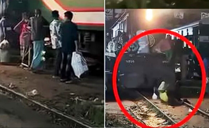 দৌড়ে ট্রেনে উঠতে গিয়ে পা পিছলে বেঁচে গেলেও হাসপাতালে যাওয়ার পথে মৃত্যু