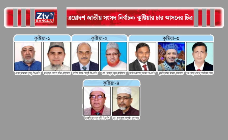 ত্রয়োদশ জাতীয় সংসদ নির্বাচন: কুষ্টিয়ার চার আসনের চিত্র